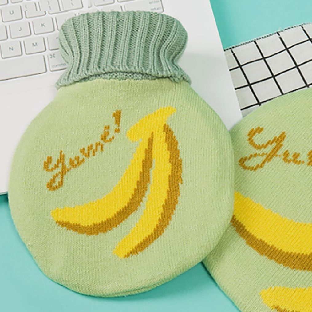 이젠플 GTF41196 더달달 니트 보온 물주머니(350ml) (바나나)