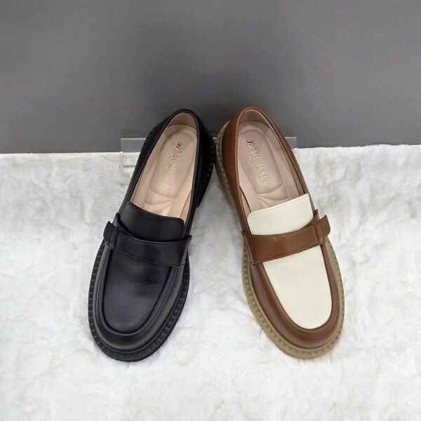 미셸 [탠디 (패플)] [탠디]여성 경량 블록 로퍼 X2HT42GD13 CAMEL BLACK 4DD JJ