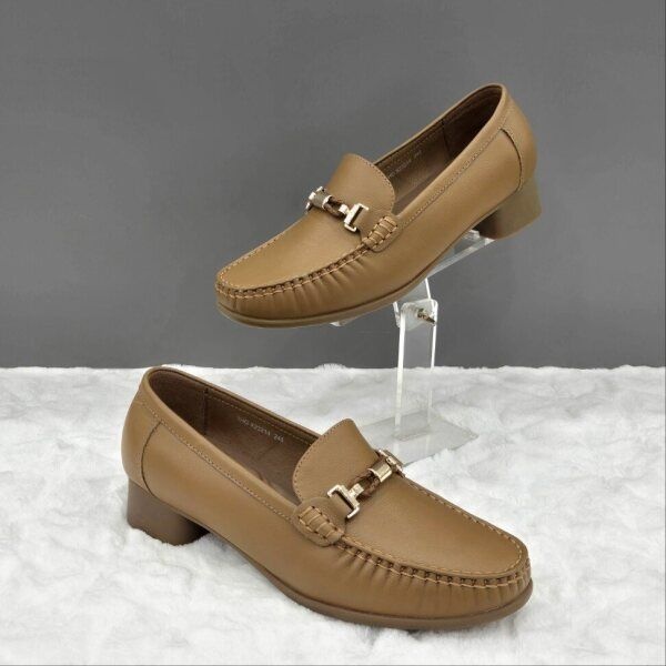 미셸 [탠디 (패플)] [탠디]여성 링클 디테일 로퍼 X2HT32GD14 CAMEL 4SD JJ