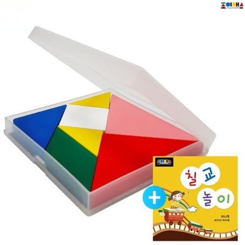 조이매스 원목칠교놀이 소책자포함 수학적 창의력 공간지각력 기하학의 성질 문제해결능력