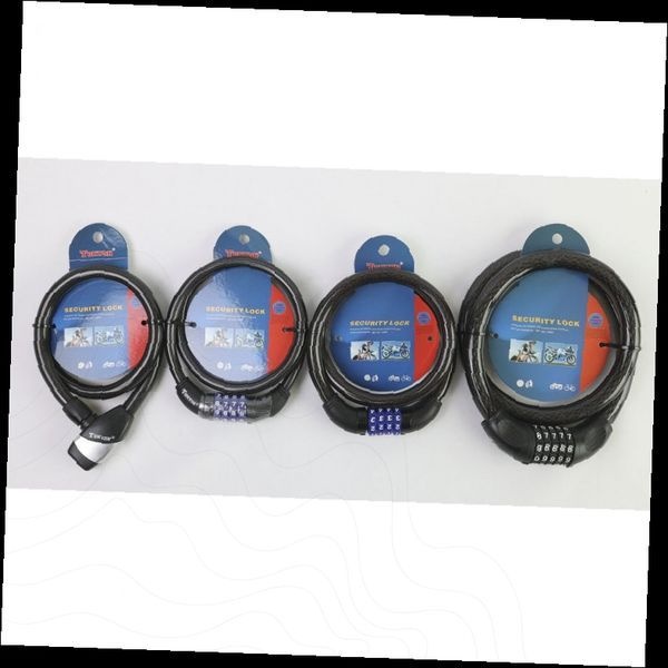 대경물류oem 자전거 자물쇠 번호키 체인형 보안잠금장치 라이딩 도난방지 케이블 두꺼운 와이어 야외