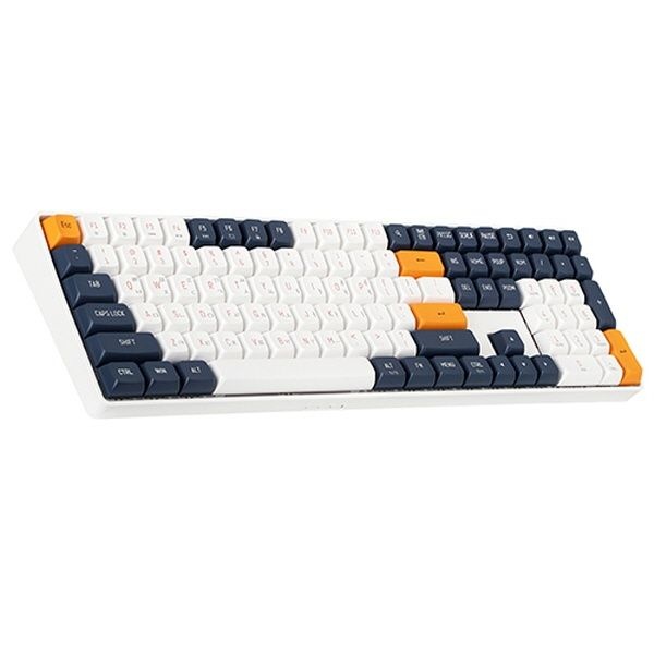 darkFlash 유무선 기계식 GD108 PBT 이색사출 핫스왑 황축 별빛 파랑