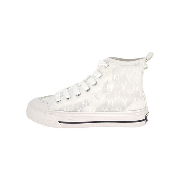 MLB [MLB] 공용 플레이볼 하이 모노그램 메쉬 운동화 3ACVCMM2N-50GRS