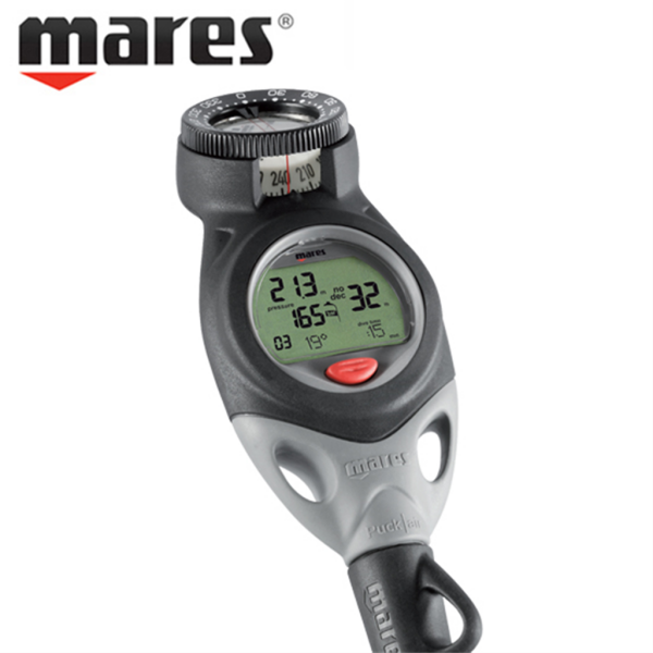 마레스 [마레스] 스킨 스쿠버 프리 다이빙 컴퓨터 퍽 에어 콘솔 게이지