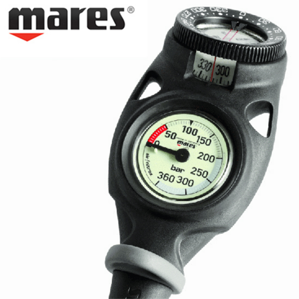 마레스 [마레스] 스킨 스쿠버 다이빙 콘솔 미션 2C 게이지 잔압계/나침반