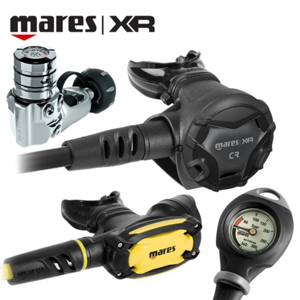 마레스 [마레스] XR 스킨 스쿠버 다이빙 레귤레이터 호흡기 26XR CR 게이지 옥토퍼스 풀세트
