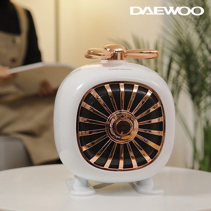 대우 4.5L 레트로 UV 초음파가습기 DEH-XR401 화이트