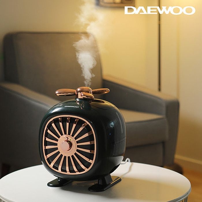 대우 4.5L 레트로 UV 초음파가습기 DEH-XR401 그린