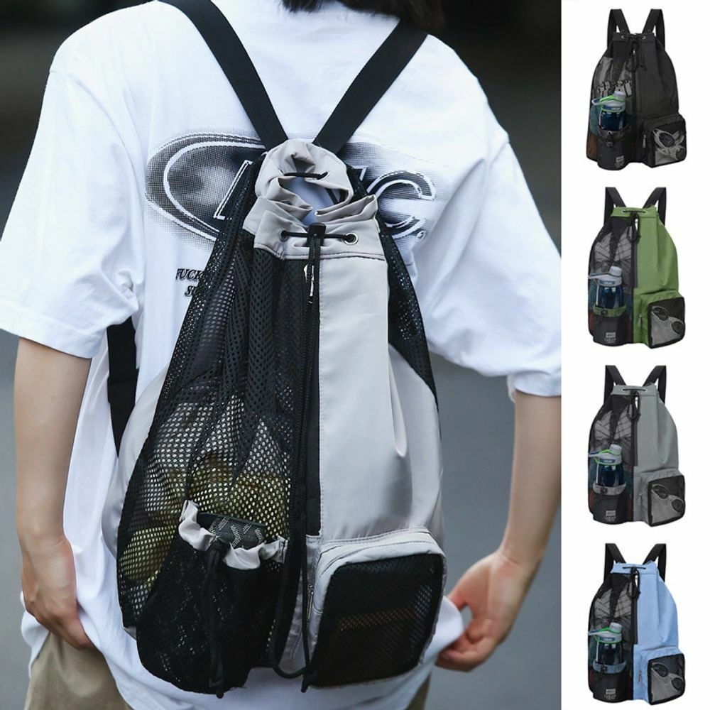 (현대Hmall) 싸이클 라이더 러닝 스포츠 헬스 메쉬 물놀이 아웃도어 스트링 백팩