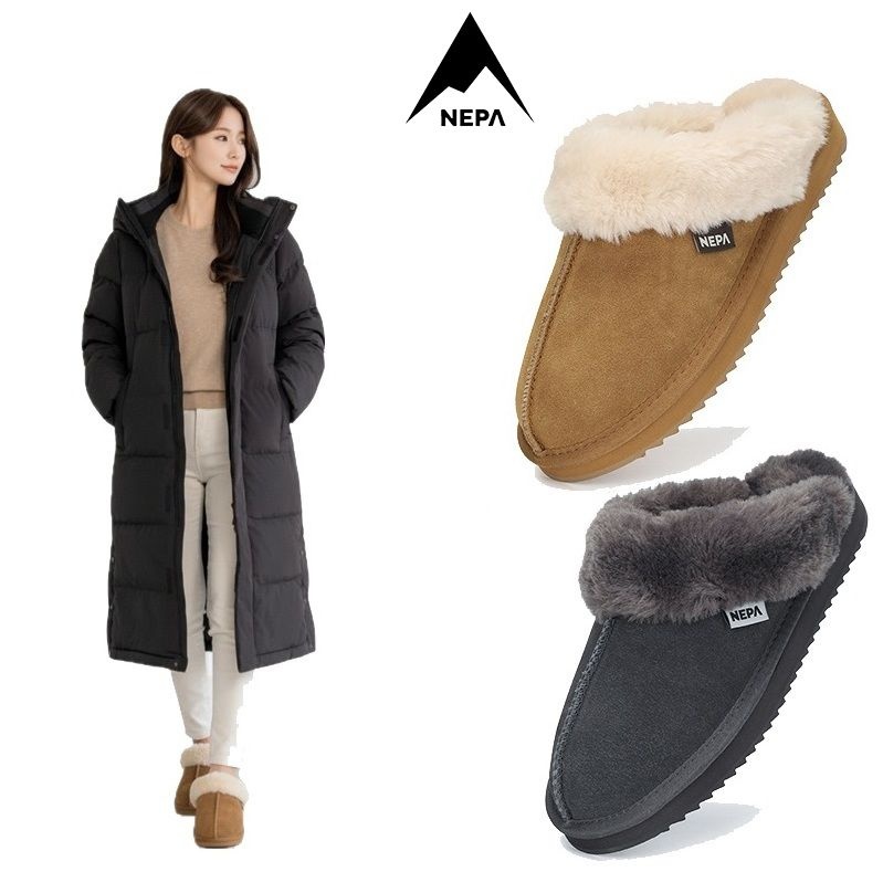 [롯데백화점] 네파 여성 겨울 가볍고 따뜻한 방한 하퍼 뮬 7LG7696 LE1220324107