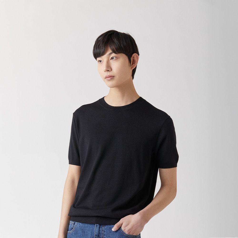 하이테크 올인원 라운드니트 블랙_소프트 핸드필