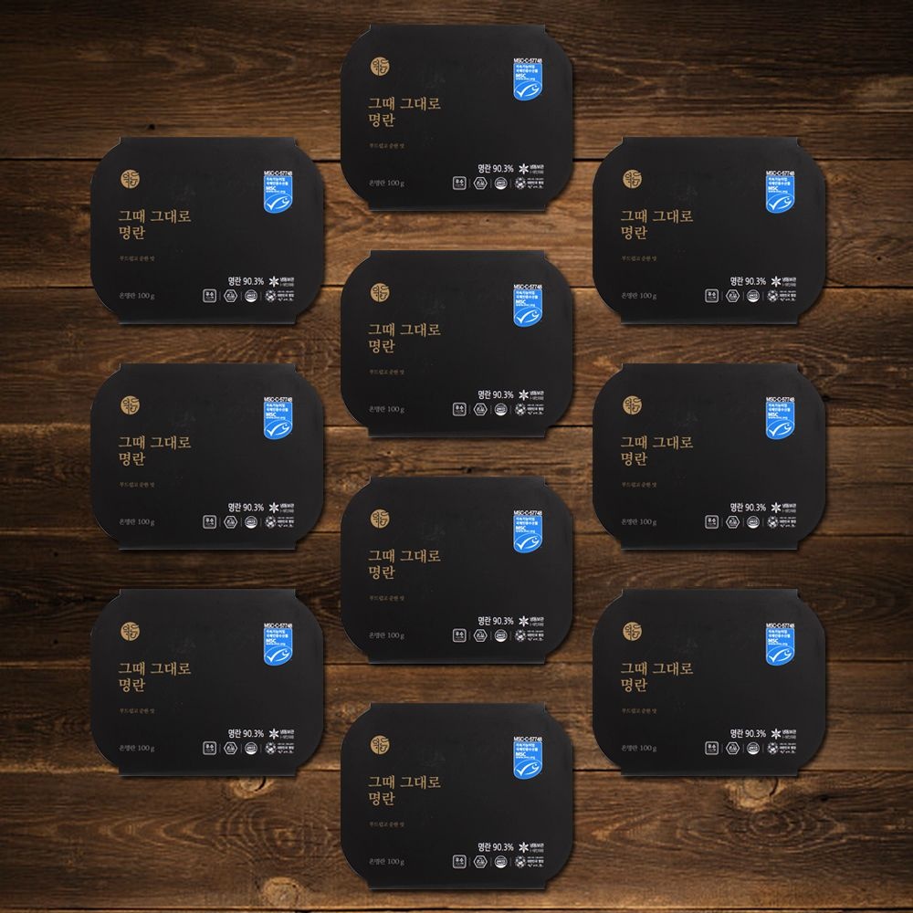 [덕화푸드]덕화명란 대한민국명장 그때그대로명란 10팩