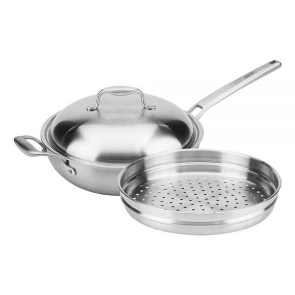 한일 베닉스 통5중 316스텐 궁중팬 세트(찜기, 스텐돔뚜껑), 28cm, 1개