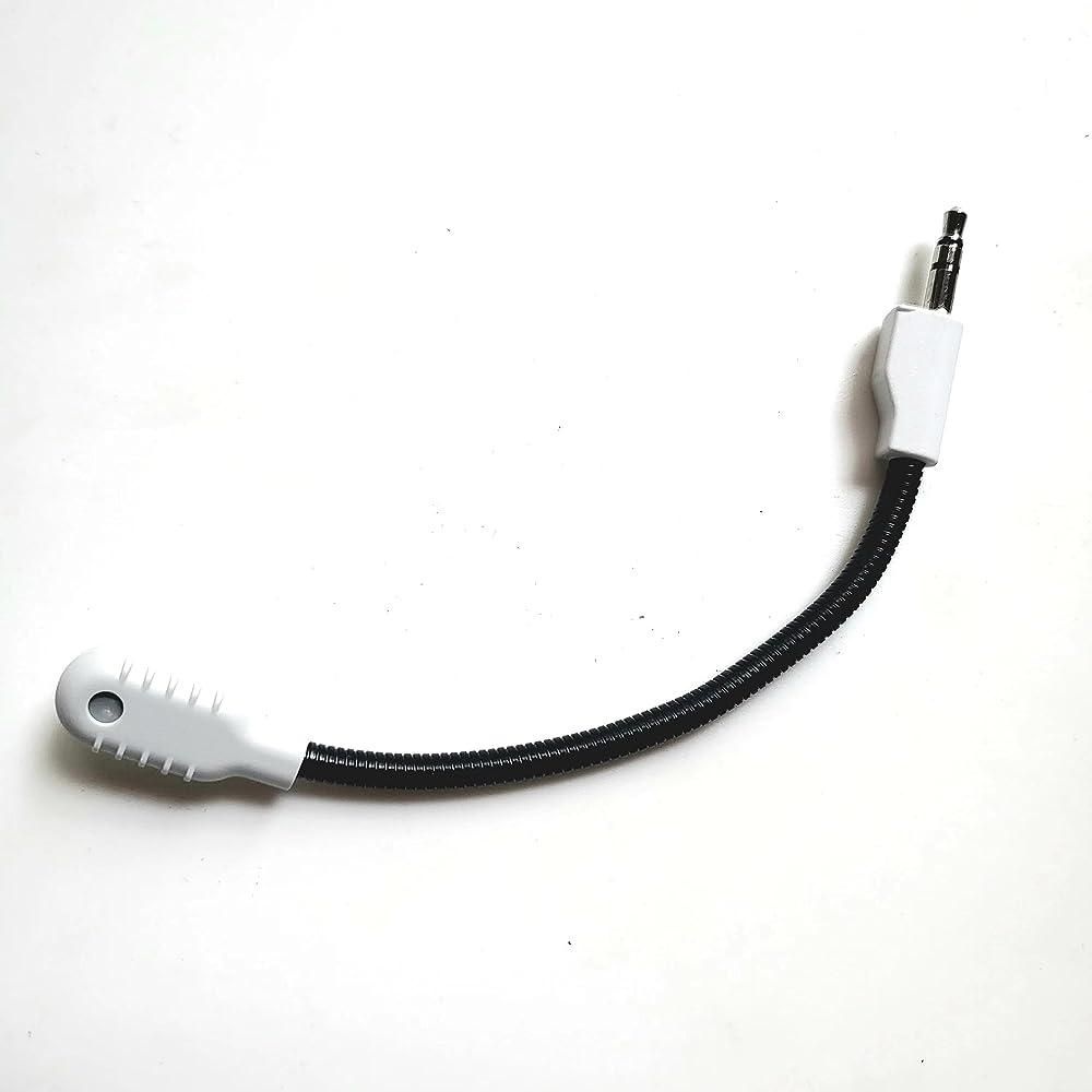 LZYDD [해외] LZYDD 로지텍 G PRO X 2 라이트스피드 무선 게이밍 헤드셋용 탈착식 붐 마이크, 화이트 130408