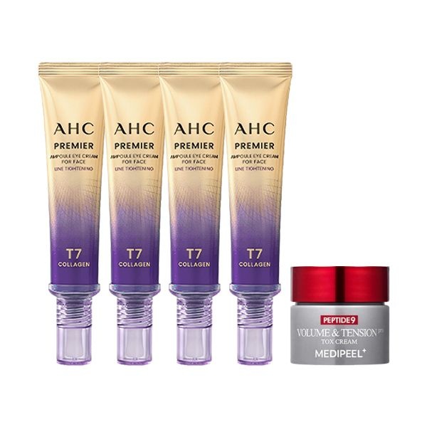 AHC 아이크림 시즌13 40ml x4 + 메디필 펩타이드9 톡스크림 10g