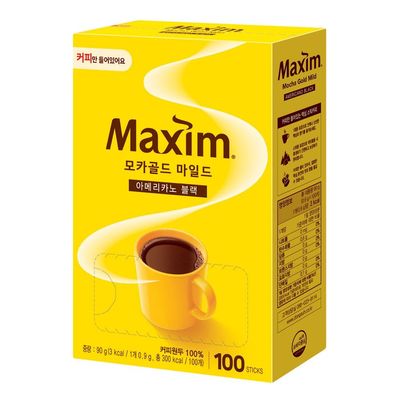 맥심 모카골드 커피만 100T
