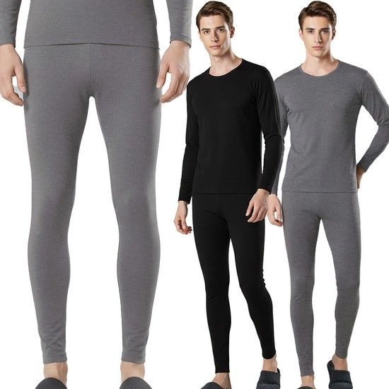 상품상세참조 미미캐츠 국산 뽀송 면 기모 남성 내의 하의 P-3090