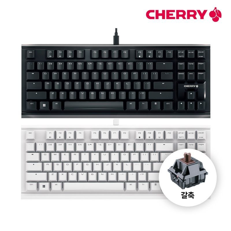CHERRY 체리 MX 1.1 TKL 텐키리스 게이밍 기계식 키보드 갈축(색상선택)