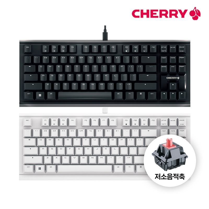 CHERRY 체리 MX 1.1 TKL 텐키리스 게이밍 기계식 키보드 저소음적축(색상선택)