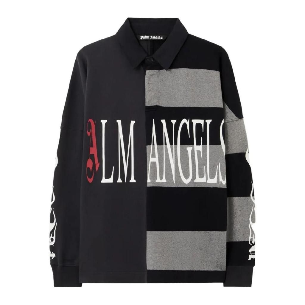 팜엔젤스 팜앤젤스 패치워크 로고 플레임 플래그 폴로 셔츠 PMGC01BF25FAB0011008 TP444674753