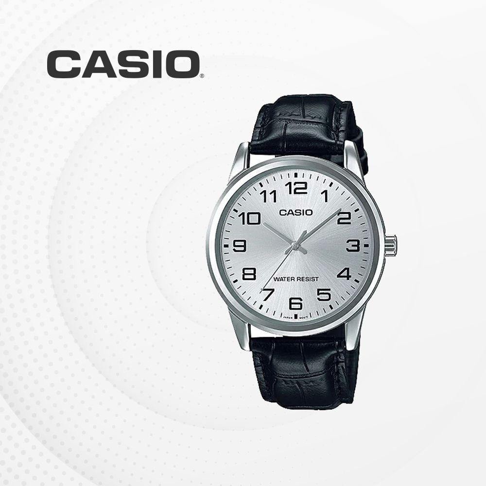 카시오 CASIO 남성 남자 가죽 손목시계 패션 커플시계 MTP-V001L-7B