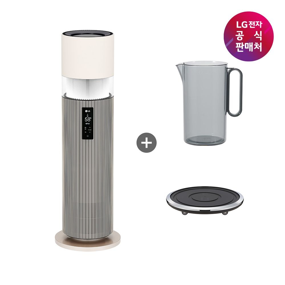 [롯데백화점] LG전자 [LG전자공식판매처] LG 퓨리케어 오브제컬렉션 하이드로타워 HY705RSUAMB LE1220672539
