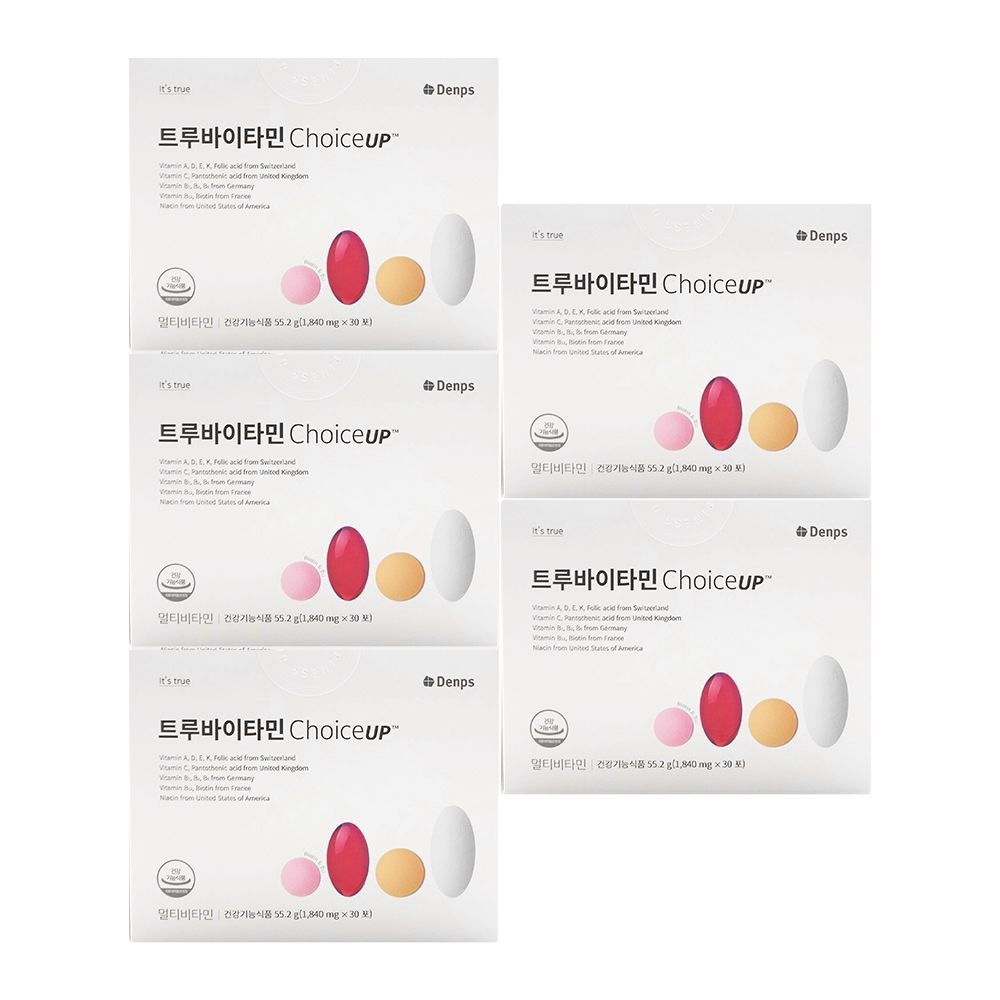 [오늘출발] 덴프스 트루바이타민 초이스 업 1840mg x 30포 x 5박스
