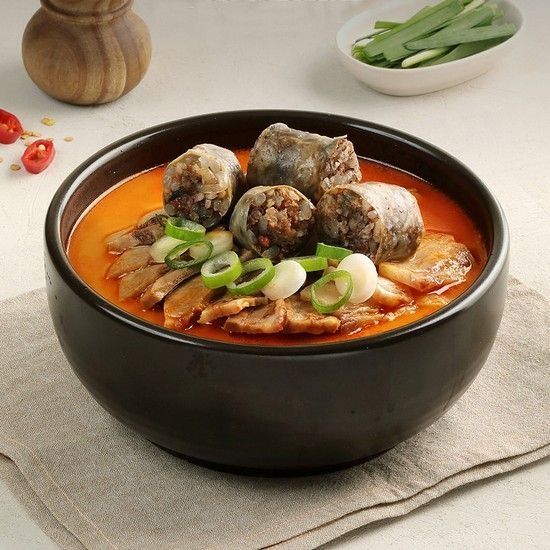 신의주 찹쌀 순대국 오리지날 600g x 8팩