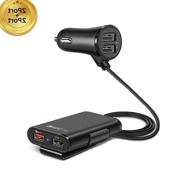 쌍문상회 QC3.0 퀵차지 차량용 멀티 4포트 고속 충전기 시거잭