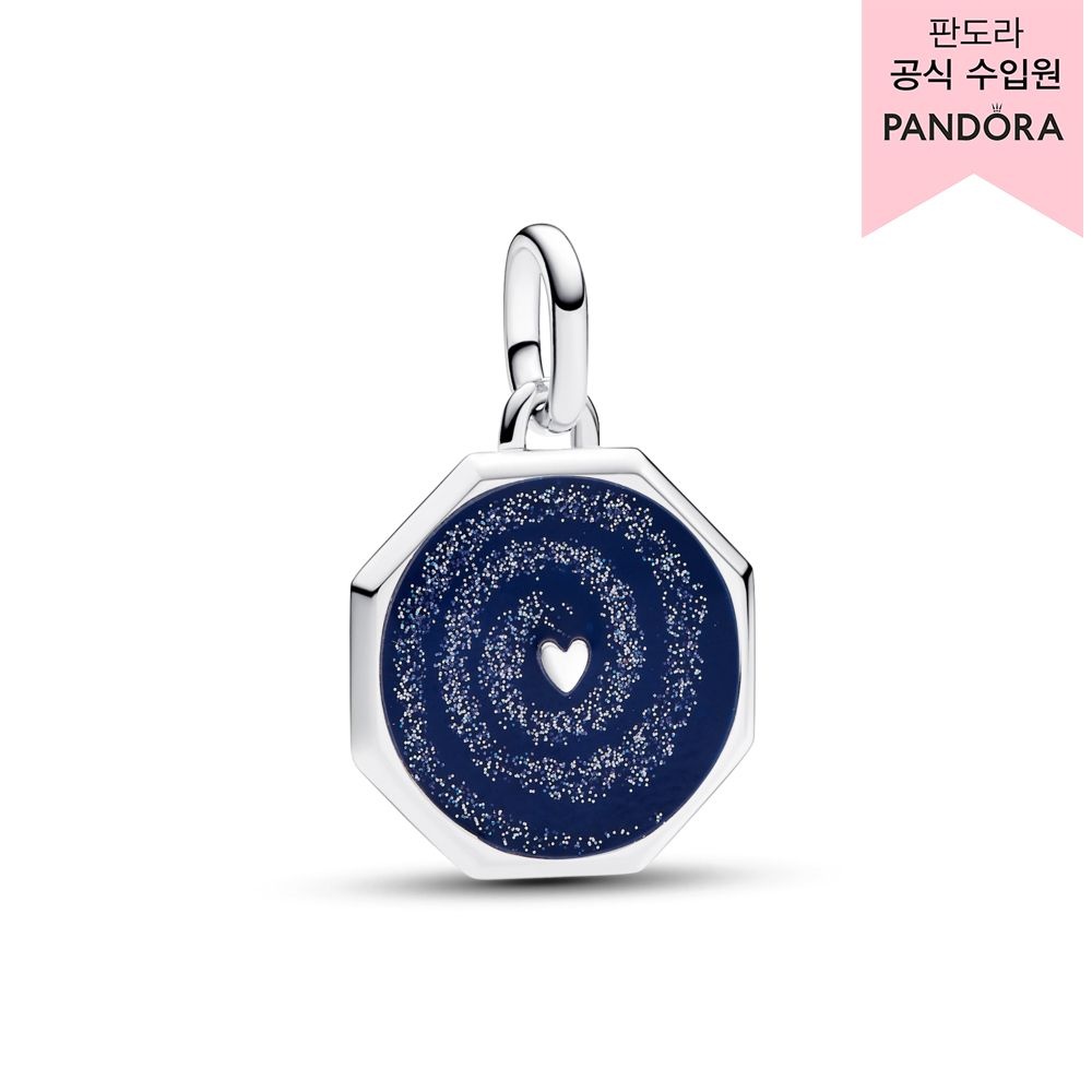 [롯데백화점] 판도라 [백화점 보증서 제공]미 갤럭시 하트 메달리언 참_793040C01