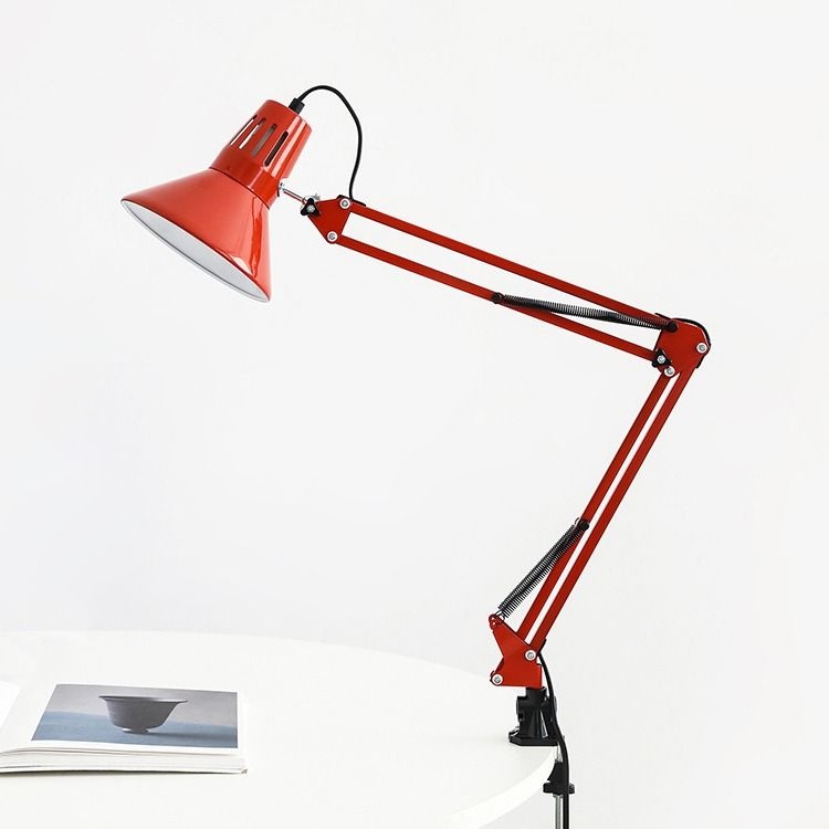 E26색상랜덤전구선물 클리어런스 TEMPAT 워크/클램프램프 E26 KS2042T/01 레드 4925.0794 당일발송