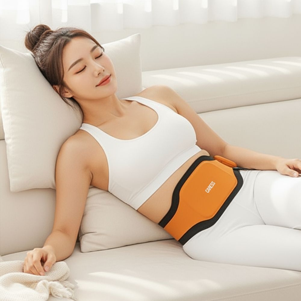 [커레스코리아OEM][오늘출발] 커레스 프리미엄 저주파 허리 복부 마사지기 추간관리기 EMS 온열 적외선 찜질기