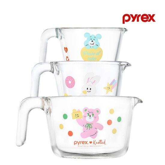 파이렉스 노티드2 계량컵 3P 세트