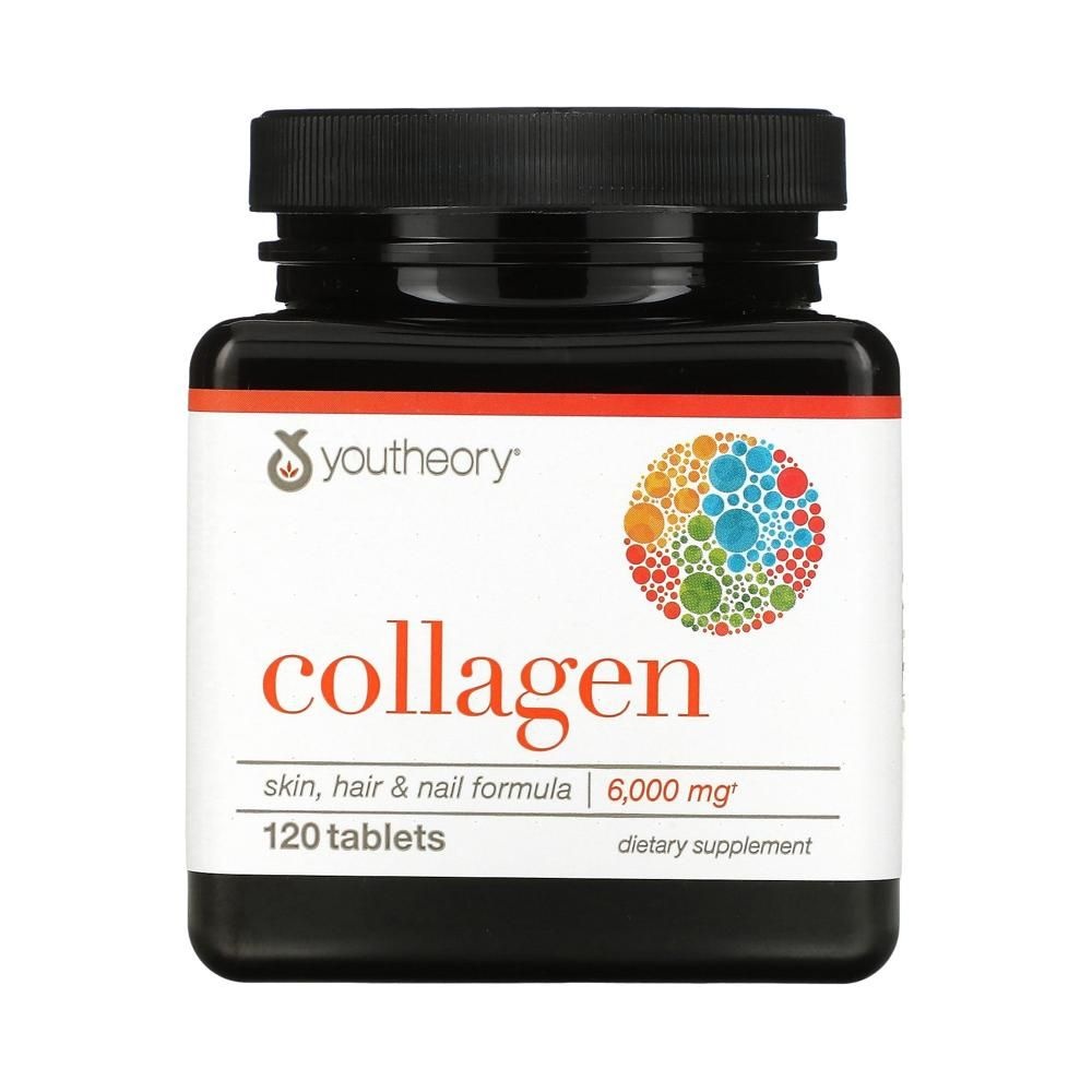 [해외] Youtheory 유씨어리 하이드롤라이즈드 콜라겐 1000mg 비타민C 90mg 120정