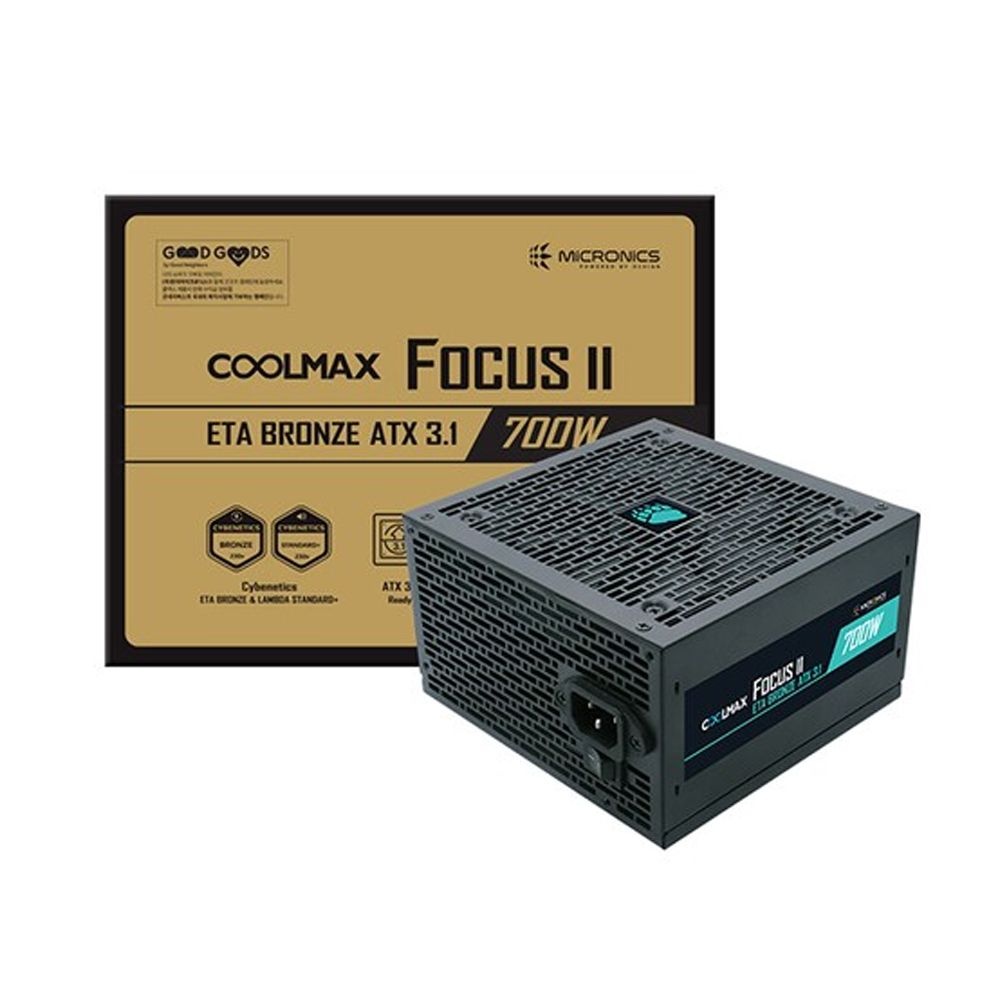 파워 마이크로닉스 COOLMAX FOCUS II 700W ETA브론즈 ATX3.1