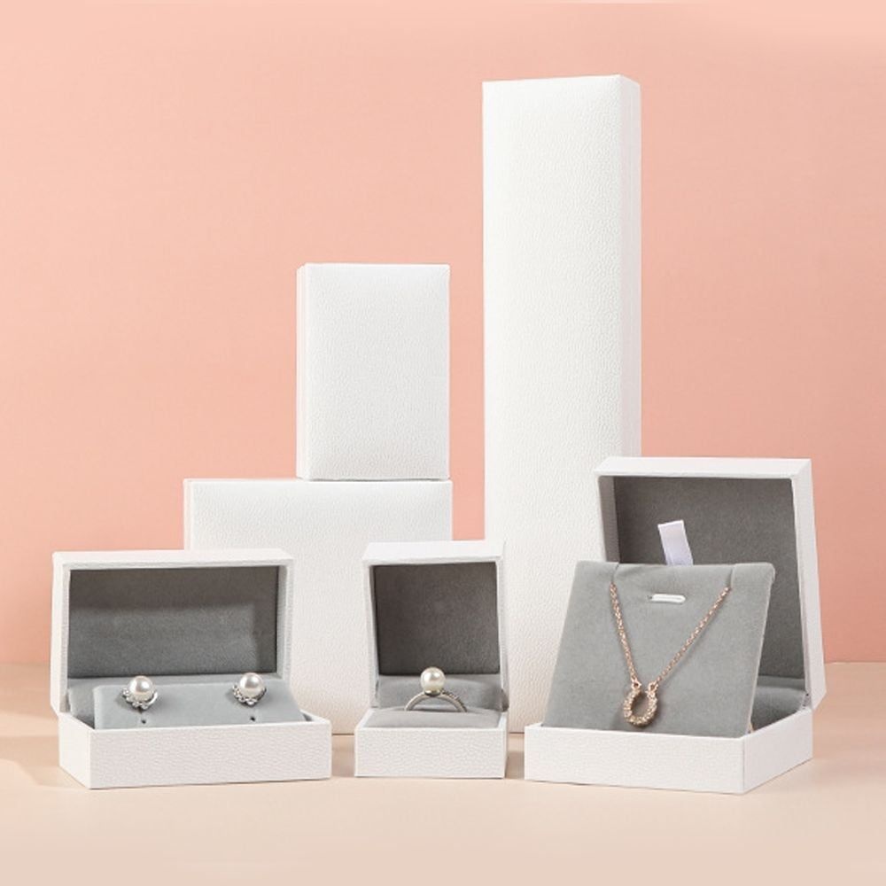 [DSPartner]긴사각 하드케이스 심플 팔찌케이스 화이트 악세사리함 팔찌보관함