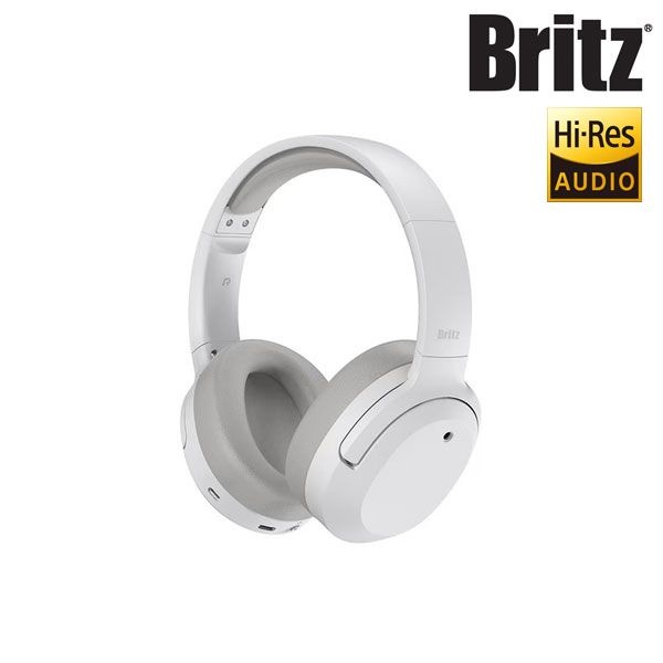 [브리츠]브리츠 BT4000 ANC 액티브노이즈캔슬링 Hi-Fi 무선 블루투스 헤드폰 화이트 색상 : 롯데ON