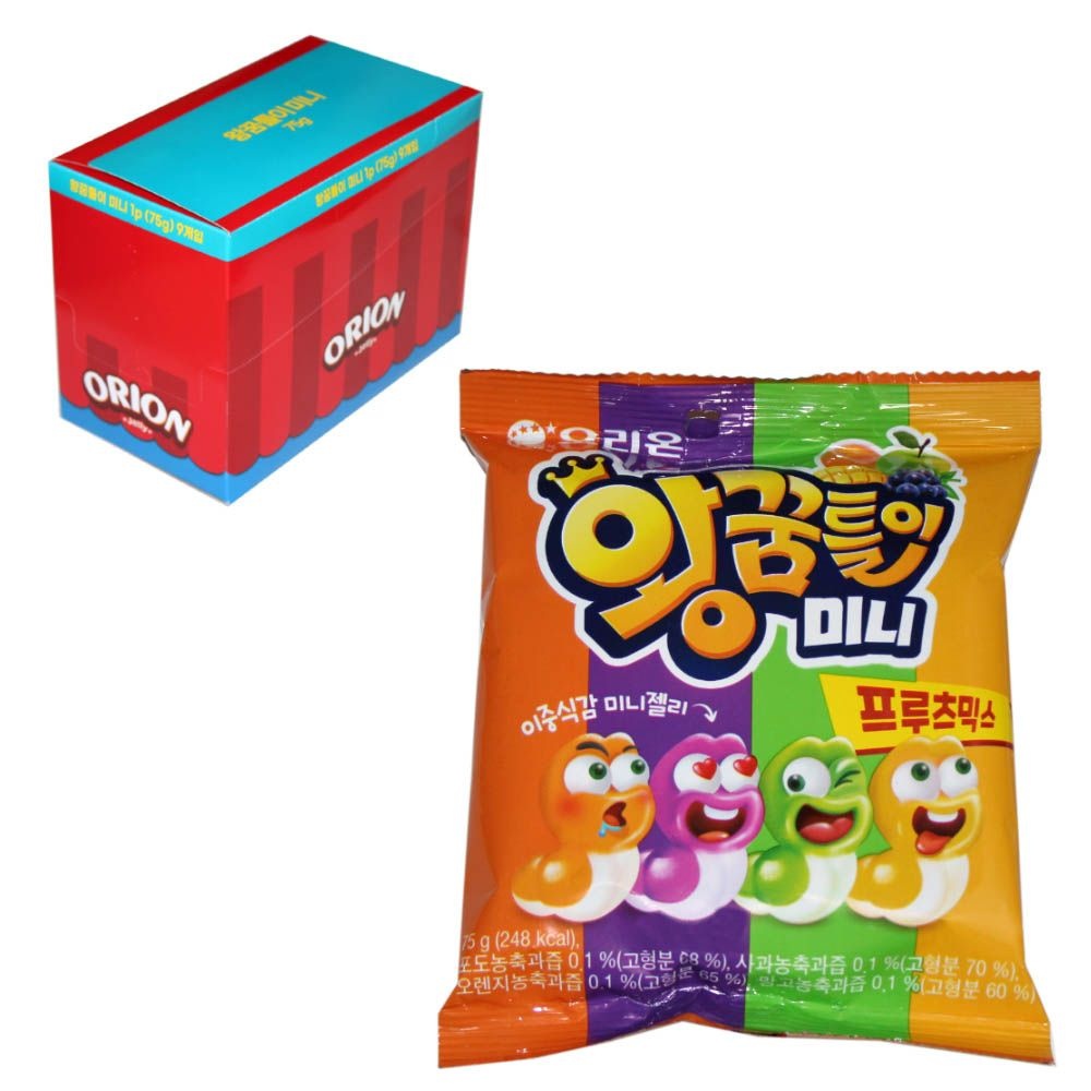 [오늘출발] 오리온 왕꿈틀이 미니 75g x 9개입