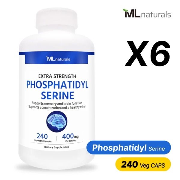 [해외] 마이라이프 내추럴스 마이라이프 포스파티딜세린 400mg 240캡슐 x6병