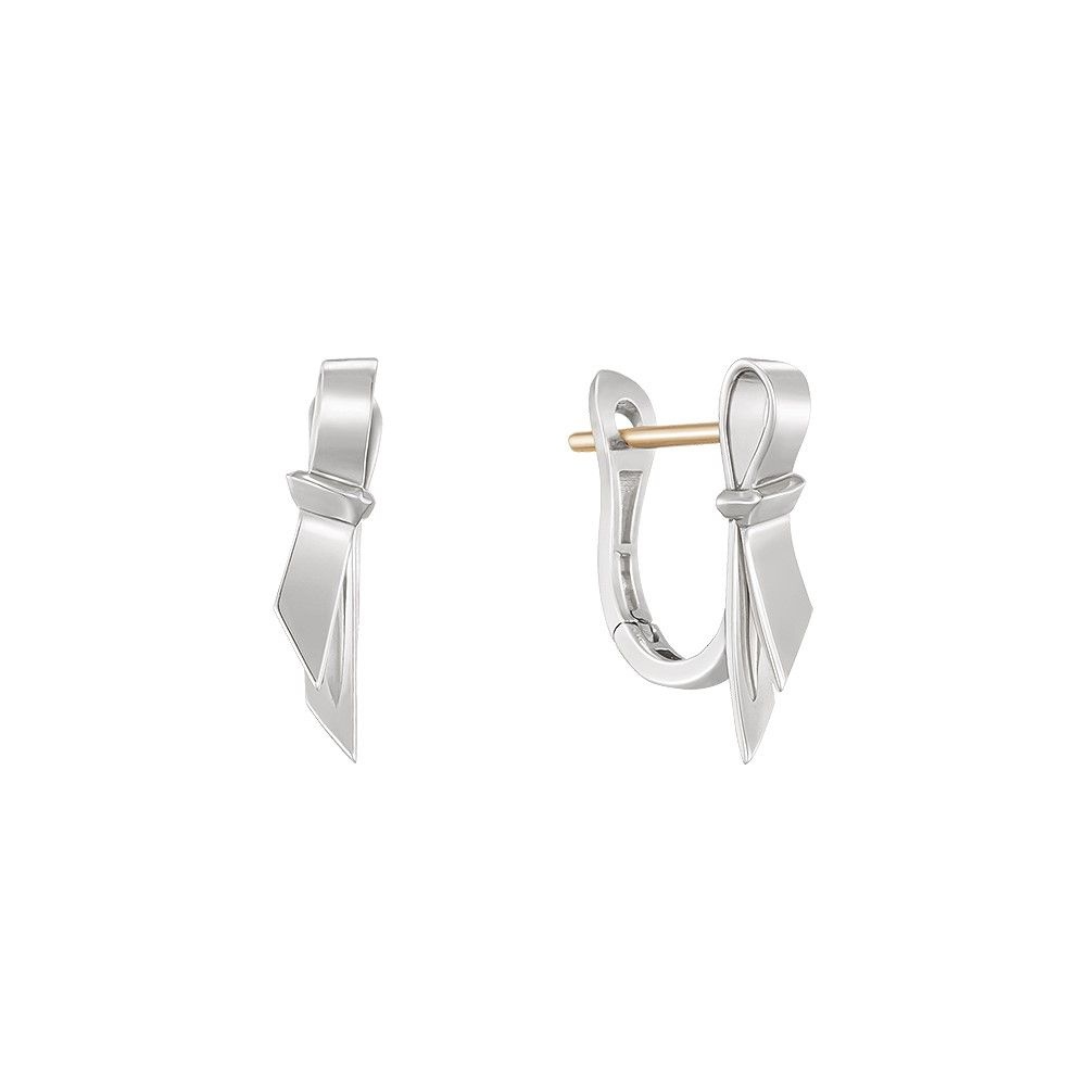 [롯데백화점] 미니골드 [GB]14K화이트 라이드 원터치 귀걸이 ELKM4127 LE1218482066