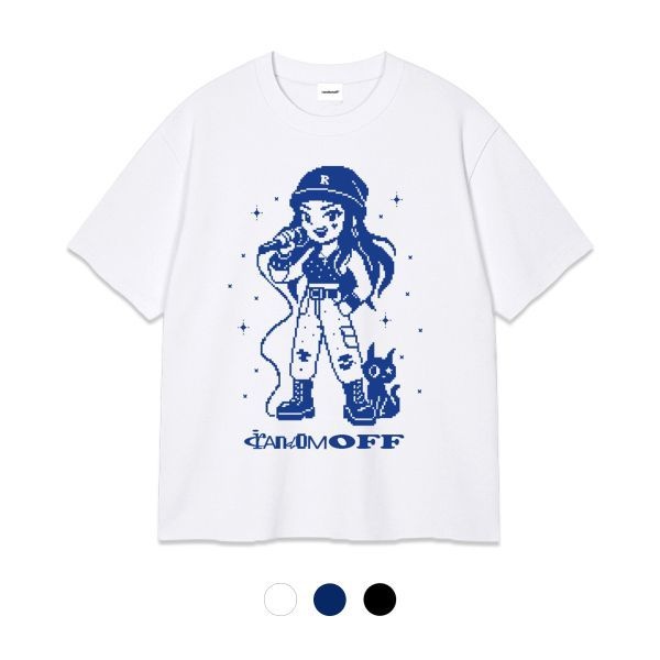 국내 매장판 랜덤오프 픽스 PixEL VOX KID 오버핏 티셔츠 (3컬러)