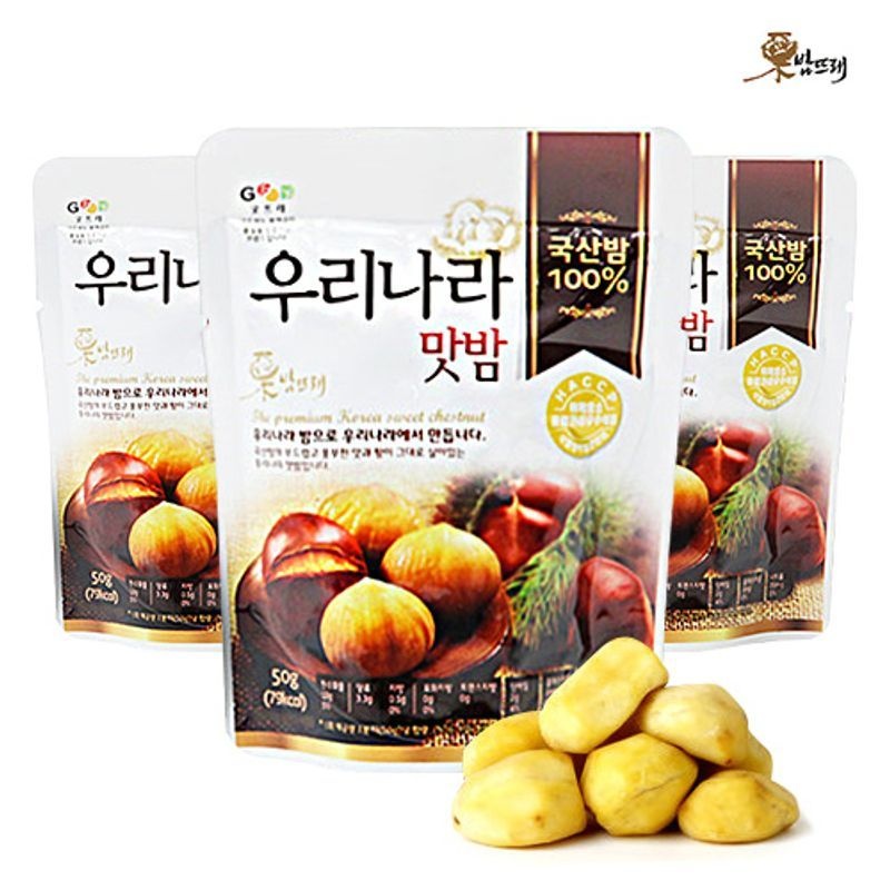 [우리나라맛밤] 100% 국내산 맛밤 30봉지