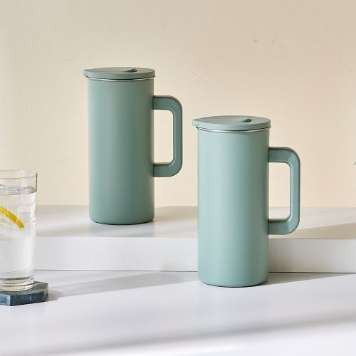 [롯데백화점] 모던하우스 세척이 쉬운 스텐304 냉장고물병 1.5L 2P세트 그린 [KC0223002] LE1213915931