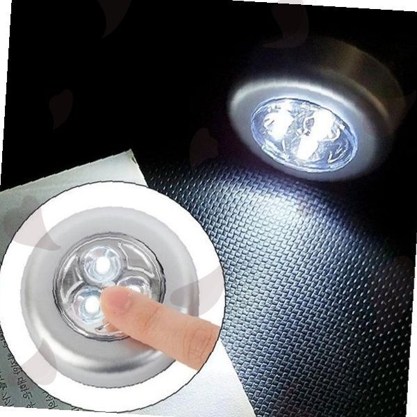 엘이디 원터치 조명등 배터리 터치식 벽부착 캐비닛 서랍 옷장 내부 보조등