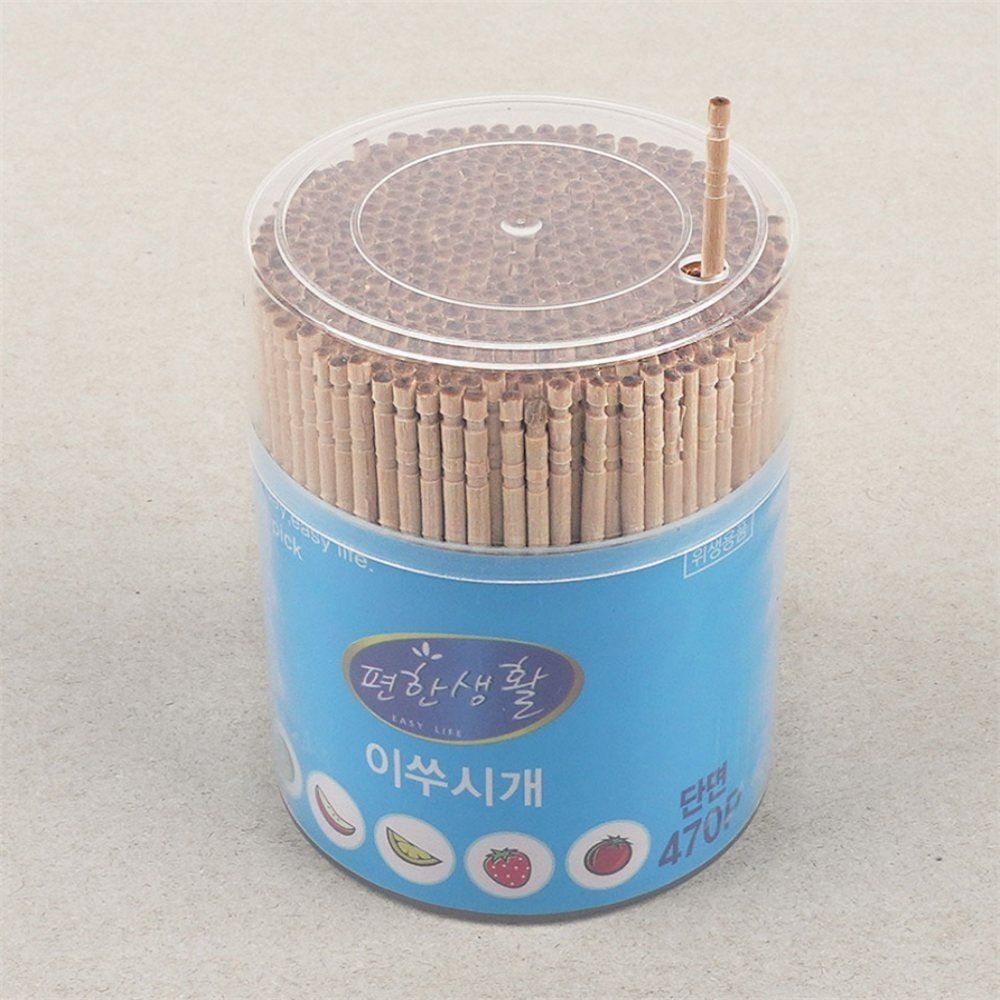 단면 이쑤시개470P 위생개별포장가정식당용 가정상비위생용품 포장도시락동봉용 야유회도시락준비