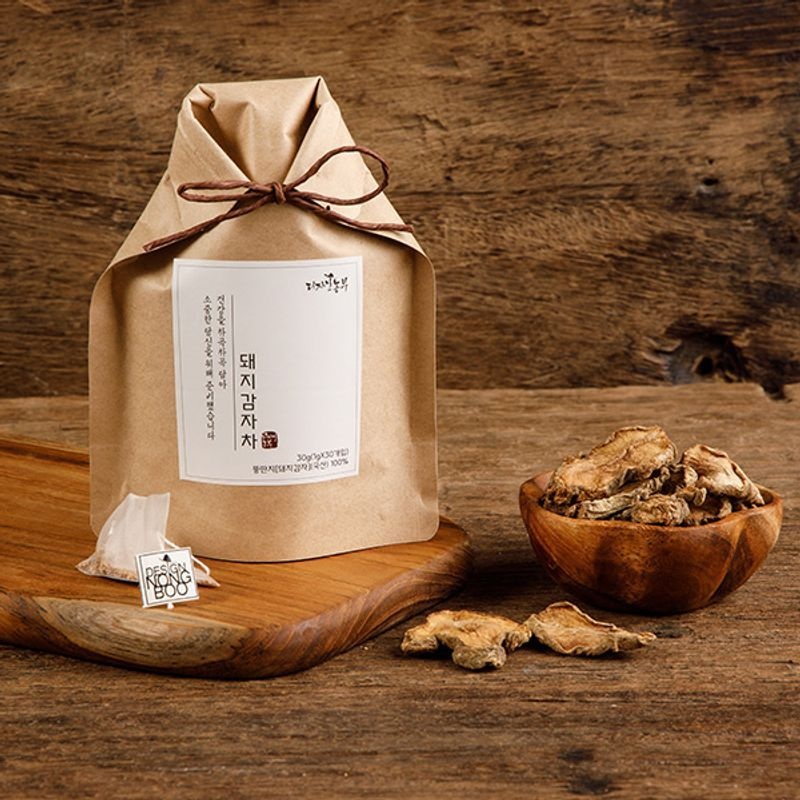 자연맛남 [자연맛남] 전주맛집 디자인농부 전주 티팩형 돼지감자차(30입)