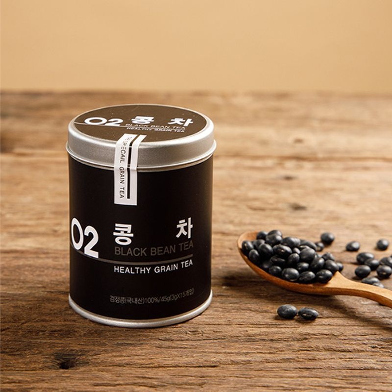 자연맛남 [자연맛남] 전주맛집 디자인농부 전주 콩차 틴케이스(15입)