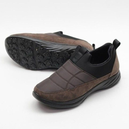 발편한남자겨울슬립온 패딩슈즈 E-21 (26187410)