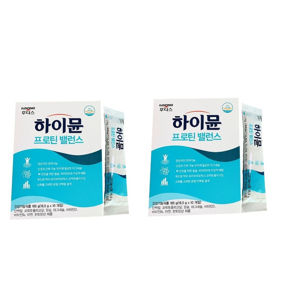 일동후디스 하이뮨 프로틴 일동 밸런스 단백질 장민호 가루 하이문 정민호 2박스 DJ