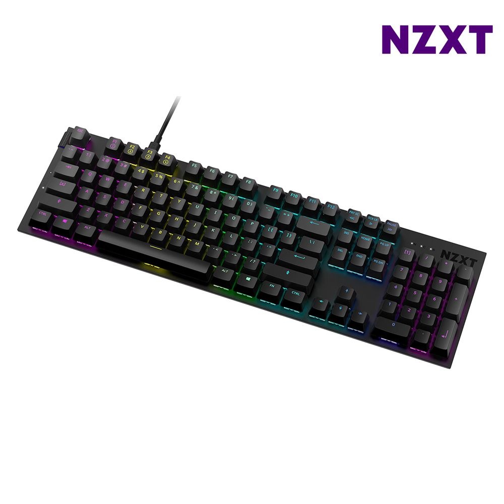 NZXT FUNCTION 블랙 게이밍키보드 기계식키보드 유선 펑션